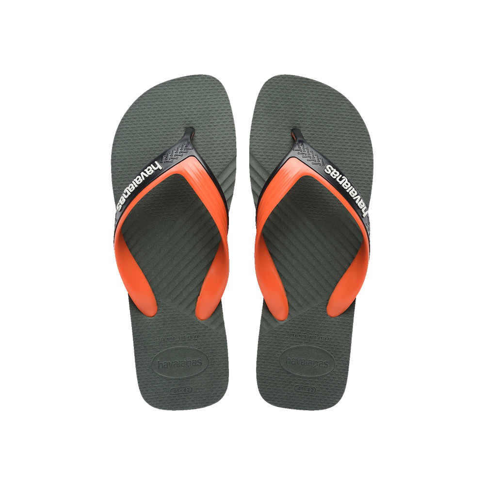 Havaianas Havaianas Dual Green Olive/Green Olive Flip Flops Front View