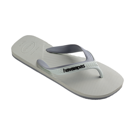 Havaianas Havaianas Dual White / Grey Ice Flip Flops Side View
