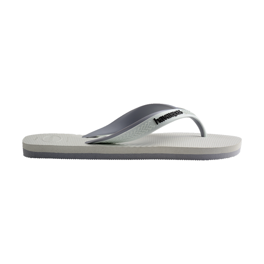 Havaianas Havaianas Dual White / Grey Ice Flip Flops Detail View