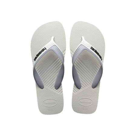 Havaianas Havaianas Dual White / Grey Ice Flip Flops Front View