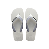 Havaianas Havaianas Dual White / Grey Ice Flip Flops Front View