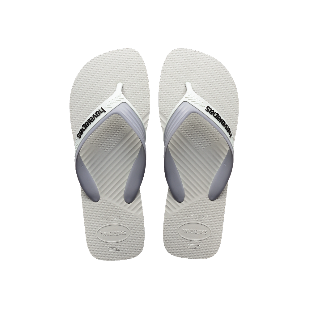 Havaianas Havaianas Dual White / Grey Ice Flip Flops Front View
