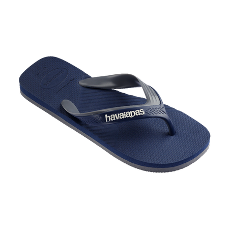 Havaianas Havaianas Dual Navy Blue/Steel Grey Flip Flops Side View