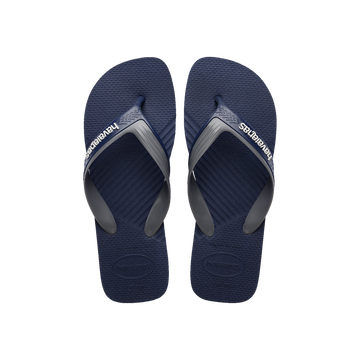 Havaianas Havaianas Dual Navy Blue/Steel Grey Flip Flops Front View