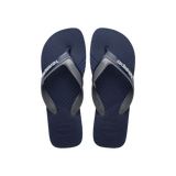 Havaianas Havaianas Dual Navy Blue/Steel Grey Flip Flops Front View