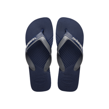 Havaianas Havaianas Dual Navy Blue/Steel Grey Flip Flops Front View