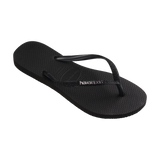 Havaianas Slim Glitter Ii Black/Black Flip Flops Side View