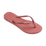 Havaianas Slim Glitter Ii Canyon Clay Flip Flops Side View