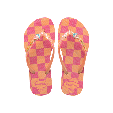 Kids Slim Glitter Trendy Flip Flops