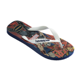 Havaianas Top Marvel Classics Navy Blue Flip Flops Side View