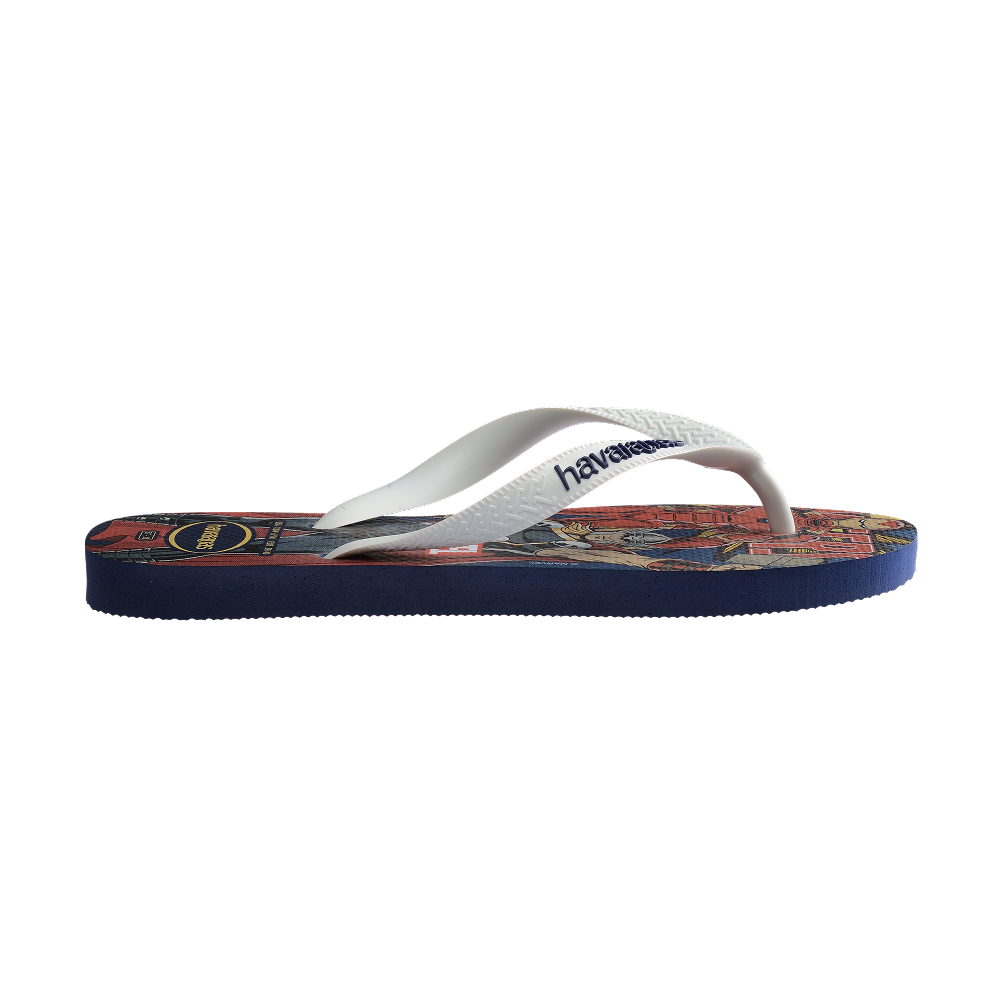 Havaianas Top Marvel Classics Navy Blue Flip Flops Detail View
