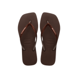 Slim Square Glitter Flip Flops