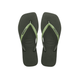 Slim Square Glitter Flip Flops