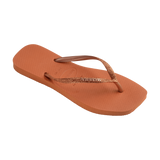 Slim Square Glitter Flip Flops