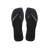 Slim Square Logo Metallic Flip Flops