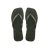 Slim Square Logo Metallic Flip Flops