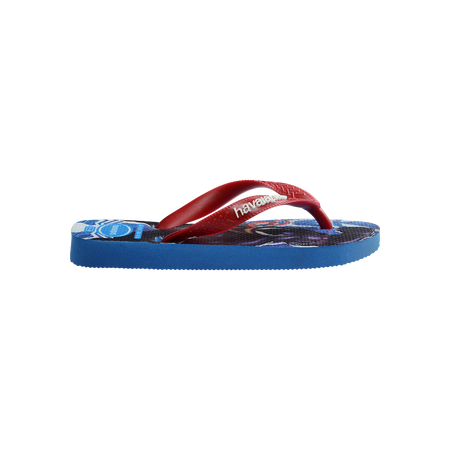 Havaianas Kids Top Marvel Ii Brilliant Blue Flip Flops Detail View
