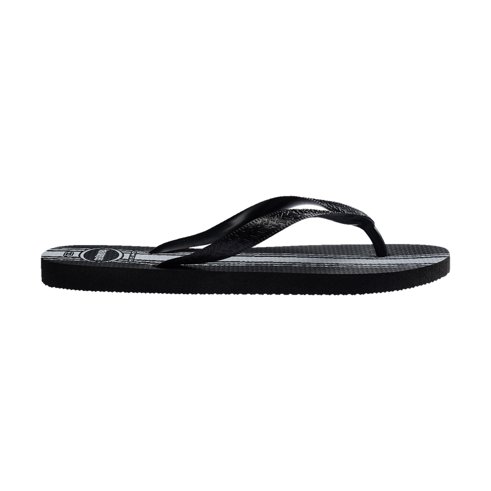 Havaianas Color Essential Flip Flops Black/Black Flip Flops Detail View