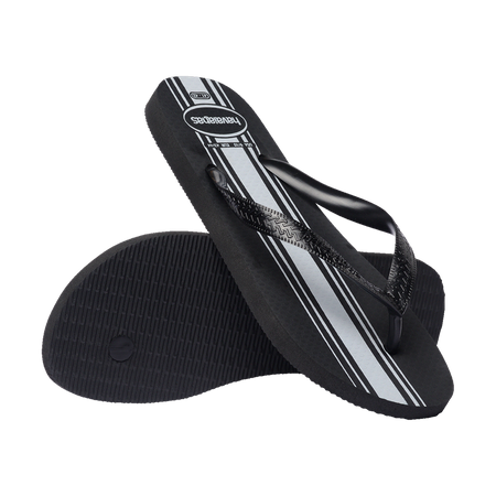 Havaianas Color Essential Flip Flops Black/Black Flip Flops Pair Shot
