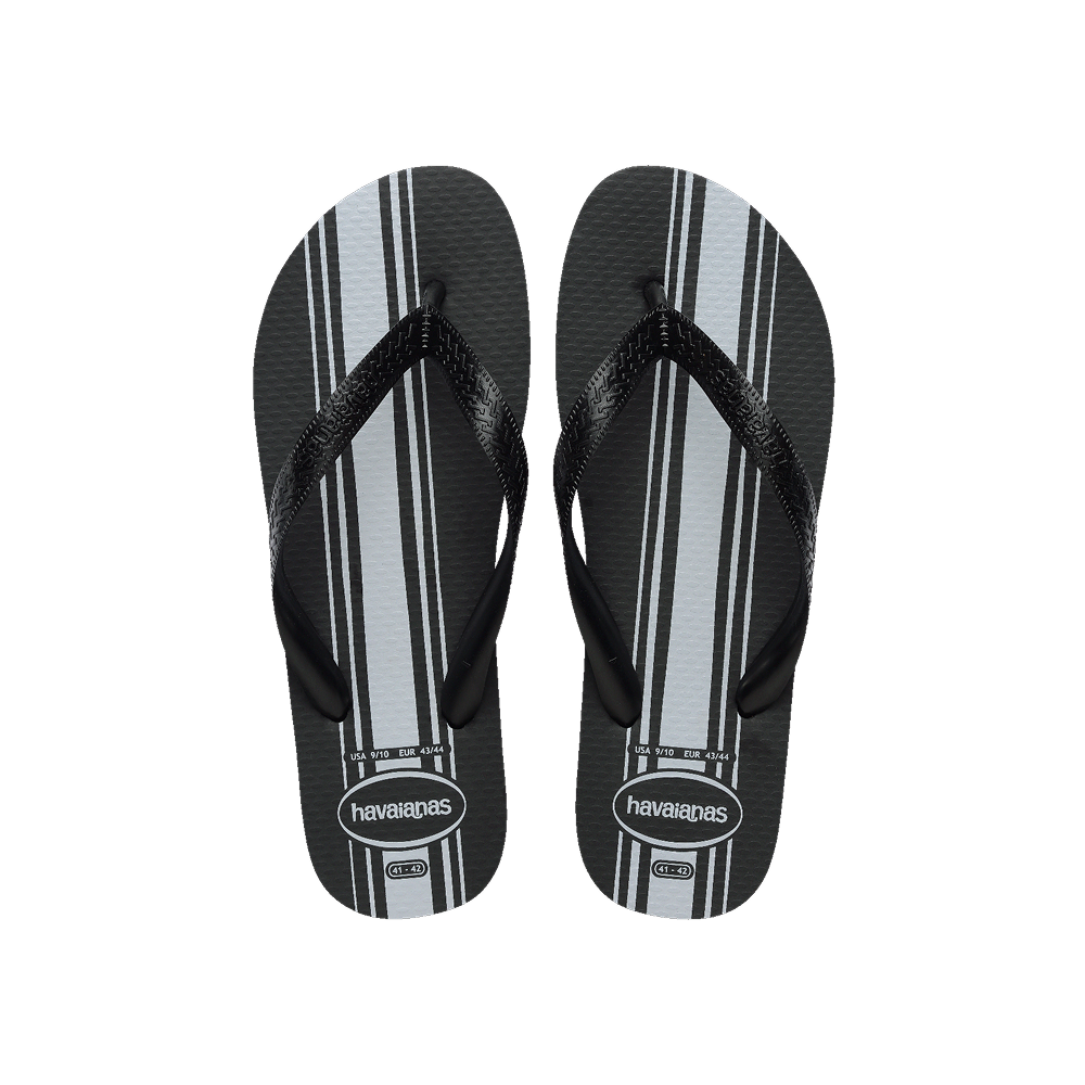 Havaianas Color Essential Flip Flops Black/Black Flip Flops Front View