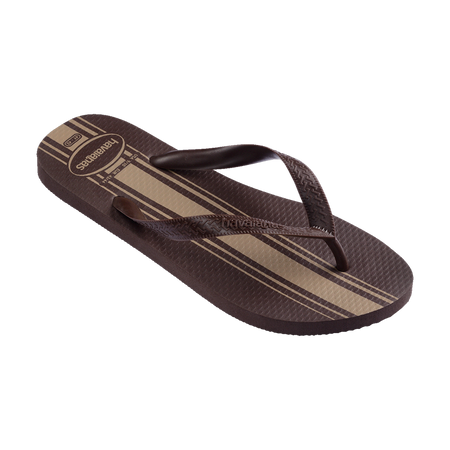 Havaianas Color Essential Flip Flops Dark Brown/Dark Brown Flip Flops Side View