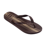 Havaianas Color Essential Flip Flops Dark Brown/Dark Brown Flip Flops Side View
