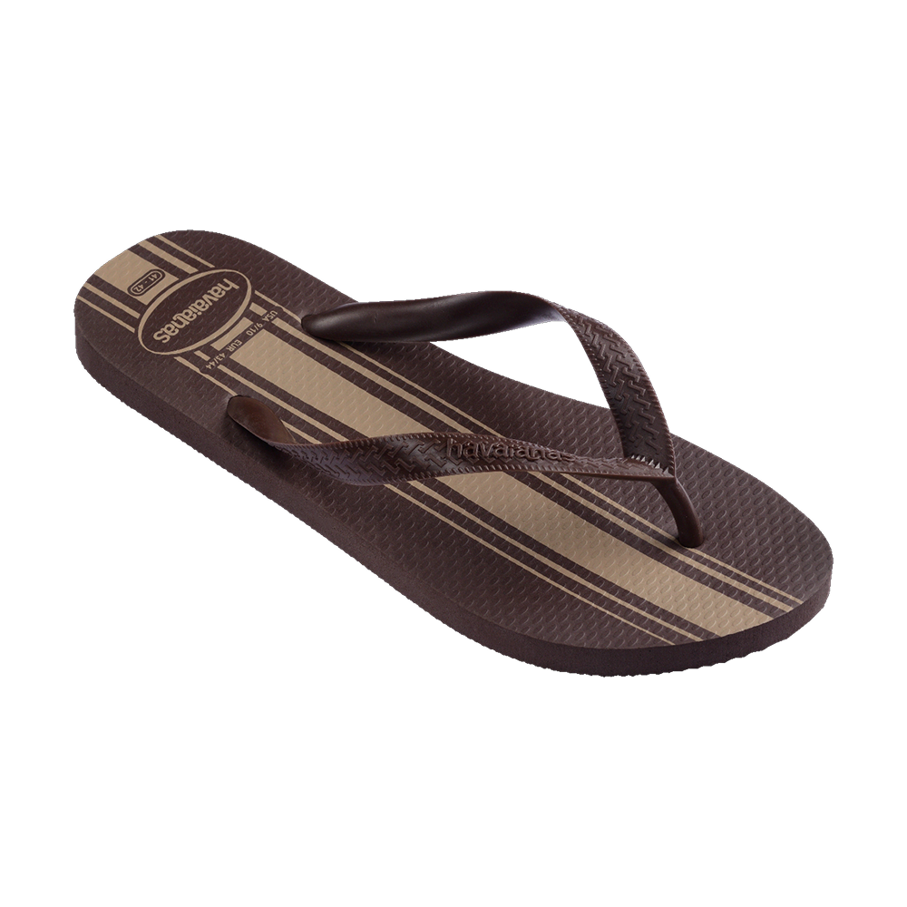 Havaianas Color Essential Flip Flops Dark Brown/Dark Brown Flip Flops Side View