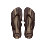 Havaianas Color Essential Flip Flops Dark Brown/Dark Brown Flip Flops Front View