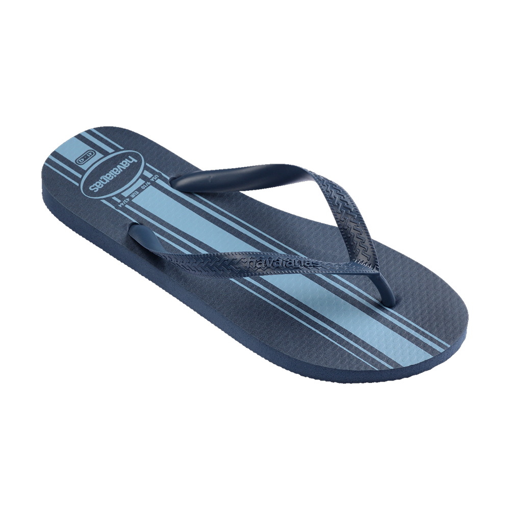 Havaianas Color Essential Flip Flops Indigo Blue/Indigo Blue Flip Flops Side View