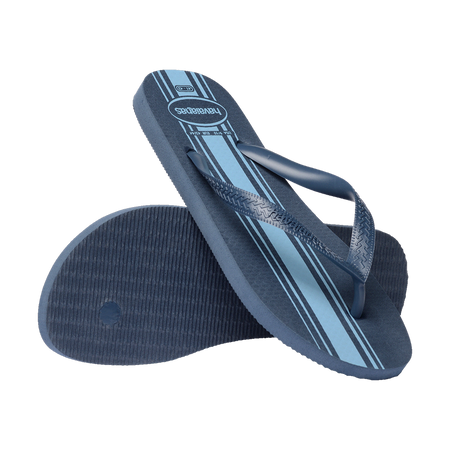 Havaianas Color Essential Flip Flops Indigo Blue/Indigo Blue Flip Flops Pair Shot