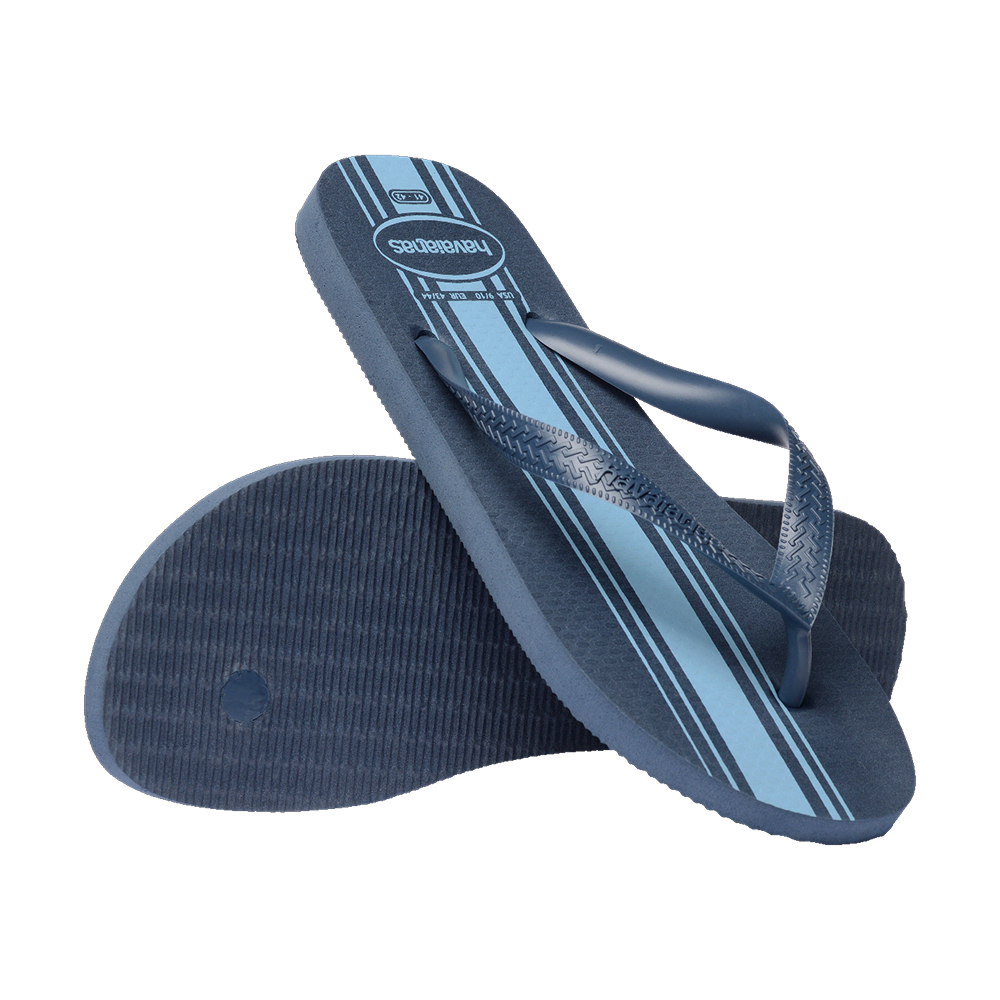 Havaianas Color Essential Flip Flops Indigo Blue/Indigo Blue Flip Flops Pair Shot
