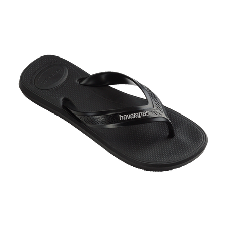 Havaianas Top Max Comfort Flip Flops Black Flip Flops Side View