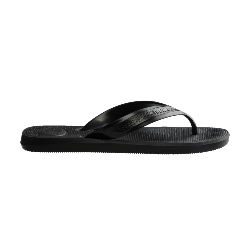 Havaianas Top Max Comfort Flip Flops Black Flip Flops Detail View