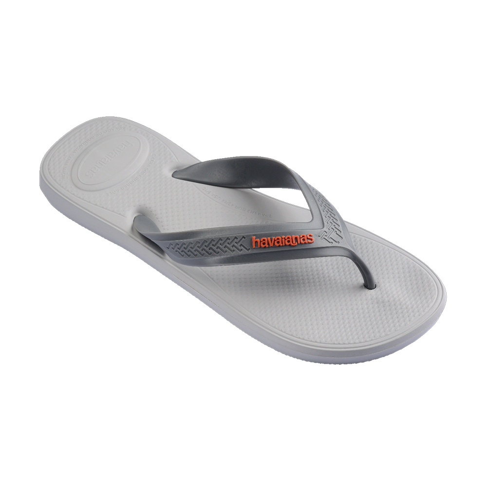 Havaianas Top Max Comfort Flip Flops Ice Grey/Steel Grey Flip Flops Side View