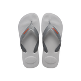 Havaianas Top Max Comfort Flip Flops Ice Grey/Steel Grey Flip Flops Front View