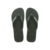 Top Rubber Logo Filete Flip Flops