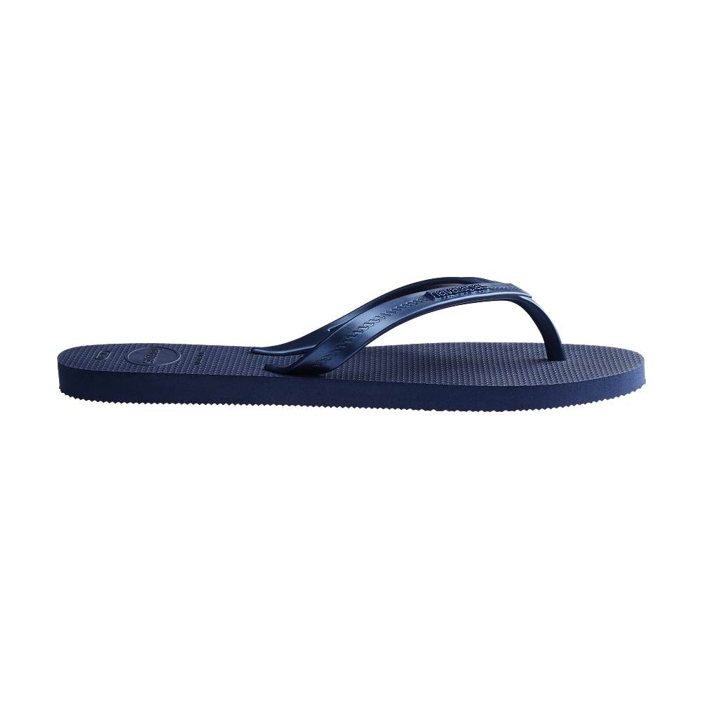 Havaianas Elegance Navy Blue Flip Flops Detail View