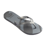 Havaianas Elegance Print New Graphite Flip Flops Side View