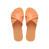 Havaianas Aqua Sandals Peach Flip Flops Front View