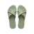 Havaianas Aqua Sandals Smoke Green Flip Flops Front View