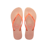 Slim Glitter Iridescent Flip Flops