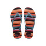 Slim Patchwork Flip Flops