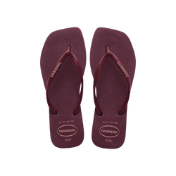 Slim Square Logo Pop Up Flip Flops