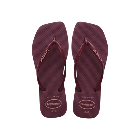 Slim Square Logo Pop Up Flip Flops