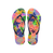 Slim Floral Neon Flip Flops
