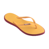Havaianas Slim Point Amarant/Caja Yellow Flip Flops Side View