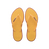 Havaianas Slim Point Amarant/Caja Yellow Flip Flops Front View