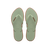 Havaianas Slim Point Rust/Smoke Green Flip Flops Front View