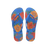 Havaianas Slim Summer Bliss Brilliant Blue Flip Flops Front View