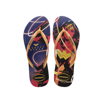 Slim Wonder Woman Flip Flops